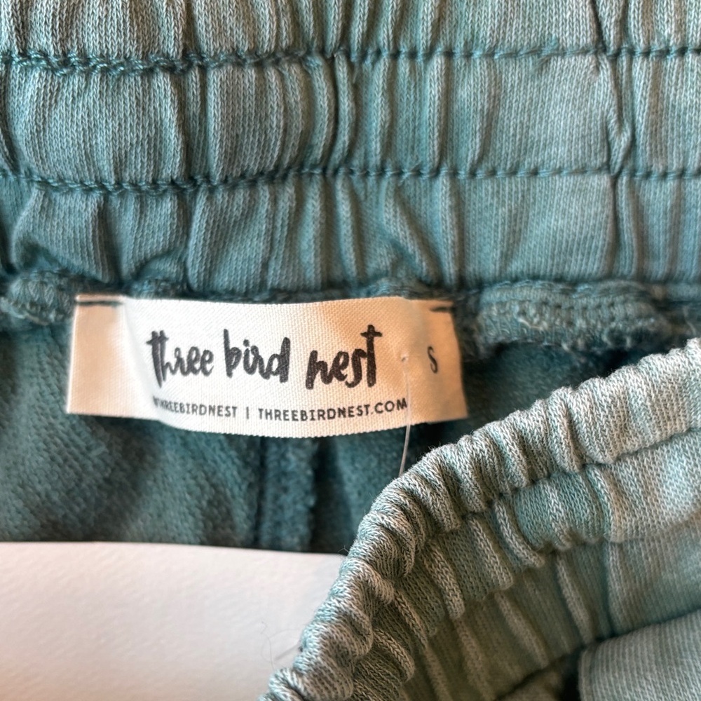 Three Bird Nest Relaxing Robin Wide Leg Pant Faded Teal Small - Picture 5 of 9
